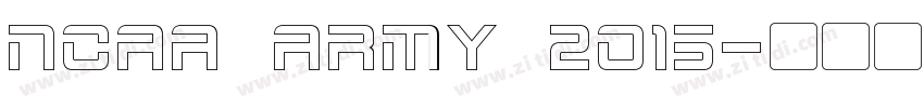 NCAA Army 2015字体转换